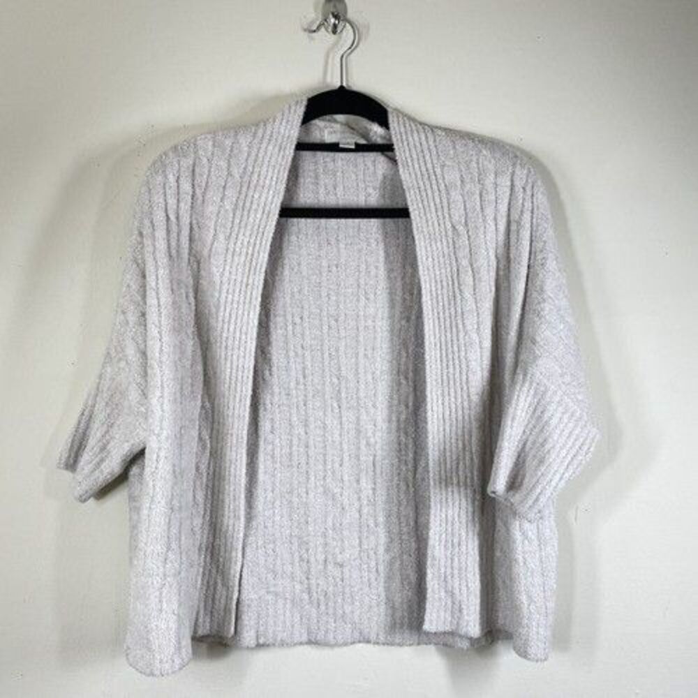 BAREFOOT DREAMS CozyChic® Shrug Cardigan Sweater Oyster